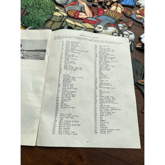BETTY LUKENS Bible Stories Felt People Animals Props Story of Jesus HUGE LOT - Picture 9 of 11